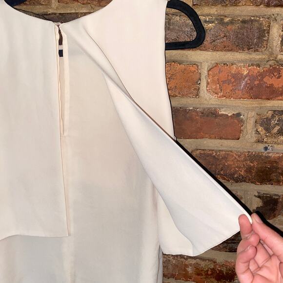 Zara Beige Sleeveless Tiered Chiffon Tank Top Blouse Women's Size Medium - Picture 9 of 9